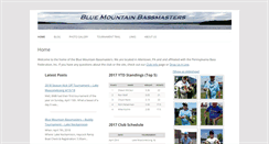 Desktop Screenshot of bluemountainbass.com
