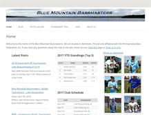 Tablet Screenshot of bluemountainbass.com